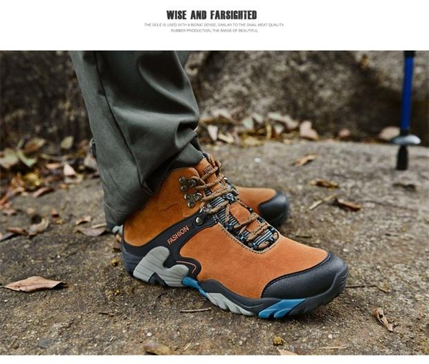 Giày nam Paul Camel Giày tuyết mùa đông cộng với giày nhung ấm áp ngoài trời Martin ủng cao để giúp giày cotton thông thường giày cao cổ nike