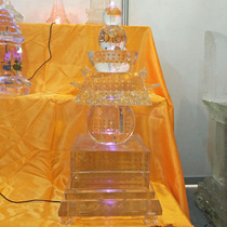 Extra-large 63cm White Transparent treasure Yin Dharani is provided by the Pagoda five-wheel Tower Temple