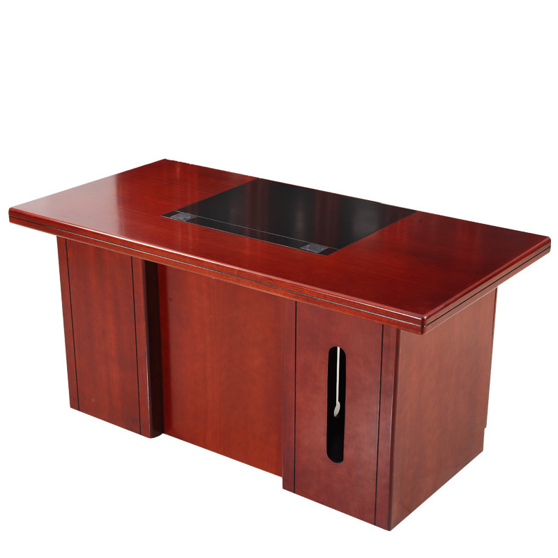 Bàn ghế văn phòng 1,2 m để bàn bàn máy tính bàn đơn có ngăn kéo dán veneer sơn