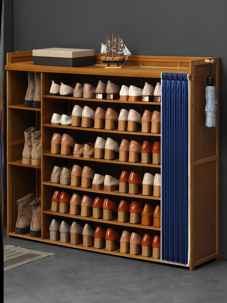 Shoe cabinet home door outside shoe shelf indoor good-looking bedroom simple modern simple dustproof non-solid wood economy 26