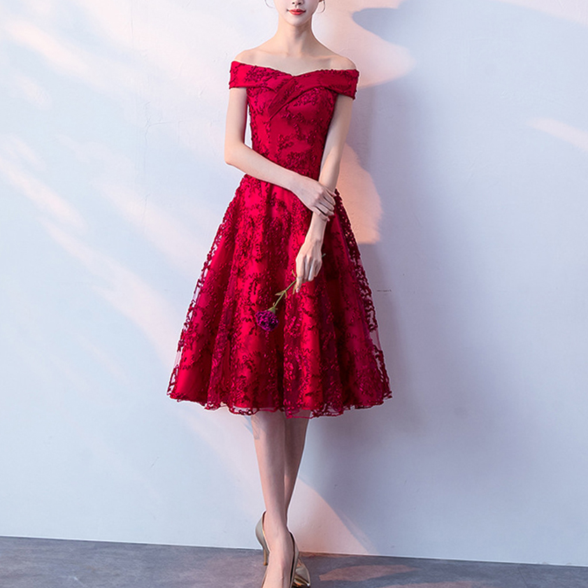 Dussei Six Festive Toast 2021 New Summer Lace in the long version of the Shoulder Bride Wedding Dresses Wedding Dresses