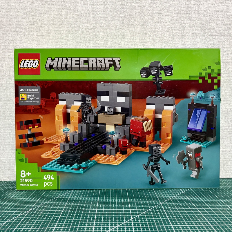 Lego 21590 the Battle of the Withered Minecraft Series Gift Educational Building Blocks Toy New Product