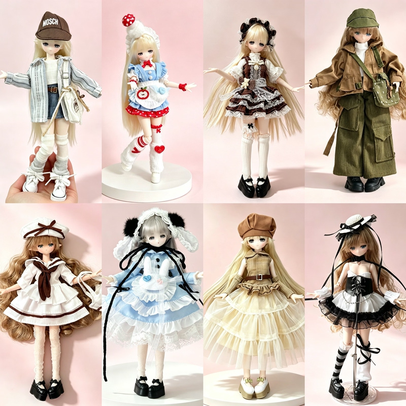 Mi Tian Fourth Generation Special 6Blythe Doll Clothes Ob22/Ob24 Wearable Little Six Azone Non-Attribute Clothes Pants