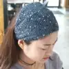Wide-brimmed hair band Lace breathable bag turban women wash face simple sports Korean headband elastic hair band Korean version of the headdress