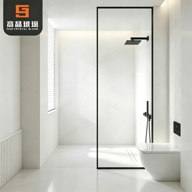 Extremely Narrow Aluminum Alloy Shower Room Tempered Glass Partition Bathroom Screen Dry and Wet Separation Water Barrier Half Partition Extremely Narrow Aluminum Alloy Shower Room Tempered Glass Partition Bathroom Screen Dry and Wet Separation Water Barrier Half Partition