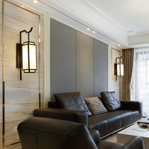New Chinese style wall lamp living room background wall light bedroom Zen aisle staircase light modern simple Chinese style lamp