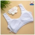 Quầy chính hãng! Đài Loan bông cotton cô gái đồ lót bra bra bra có thể tháo rời pad bên trong