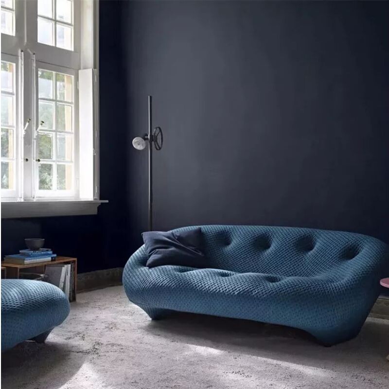 New Products Designer Creative Arc big space Write a sofa Chen Xiaochun Tongan online red cloth Art Double sofa