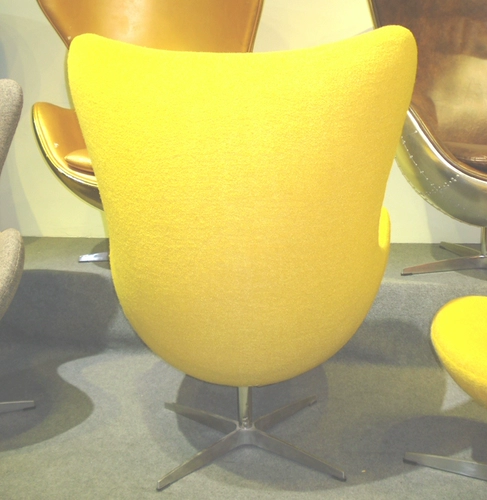 Модное тканевое яичное стул яиц в форме яичной раковины