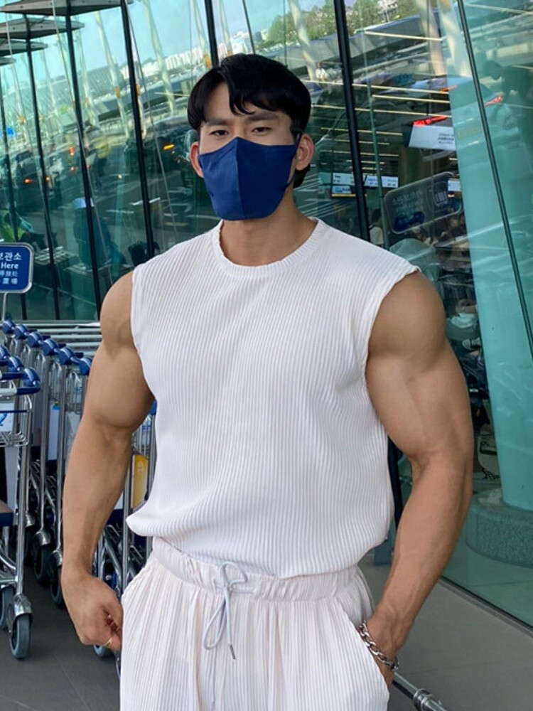 Майка, жилет без рукавов, быстросохнущая дышащая эластичная футболка для спортзала, размер 