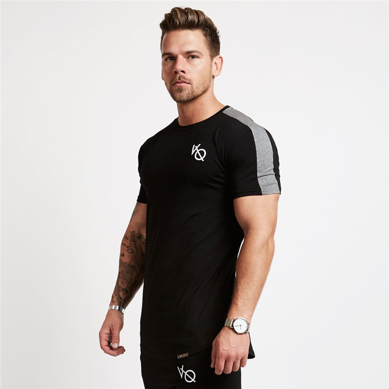2019 mới thể thao tay ngắn nam áo thun thể dục cơ bắp anh em áo cổ tròn cotton chạy Slim căng thủy triều áo thun lạnh nam adidas