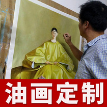 Hand-painted oil painting private custom portrait landscape various themes decorative paintings to customize Dafen handmade paintings