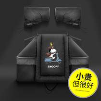 Electric motorcycle windshield winter split plus velvet thickened windshield waterproof rain-proof pedal tram cold man