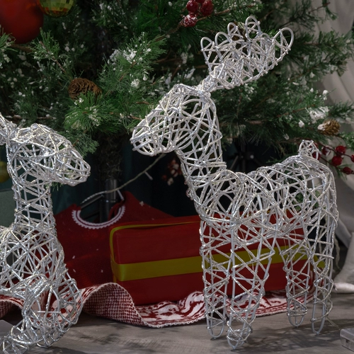 Железный Everbright Christmas Elk Slash Scenario Plaza Host