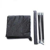 Camel outdoor tent with bracket accessories Ground curtain double portable thick strut folding skeleton support tent