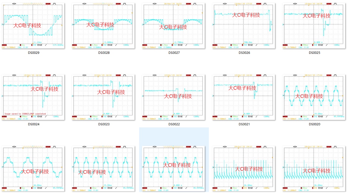 Simulation data transfer experimental waveform generation of semi-physical simulation waveform (RT-LAB-Taobao