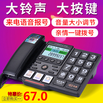 Zhongnuo C219 elderly people use large-volume telephone large screen one-key dial landline old bell sound