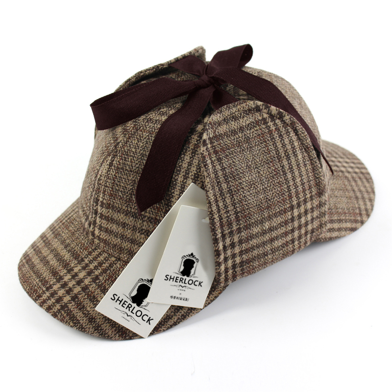 Authentic Sherlock Holmes-Style Deer-Hunting Hat, Sherlock Hat, Pikachu Detective Hat, Benedict Cumberbatch Sherlock Hat Authentic Sherlock Holmes-Style Deer-Hunting Hat, Sherlock Hat, Pikachu Detective Hat, Benedict Cumberbatch Sherlock Hat