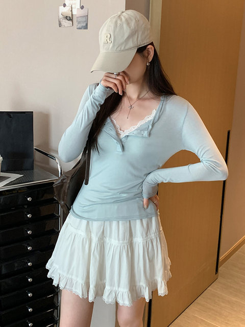 White Long-Sleeved Sun Protection Shirt, T-Shirt for Women, Summer 2025 New Style, Lazy, Slimming, Beautiful, Thin Top for Women