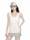 American Style Spicy Girl Lazy Style White Tank Top for Women 2025 Summer New Outerwear Loose Camisole Sleeveless Top