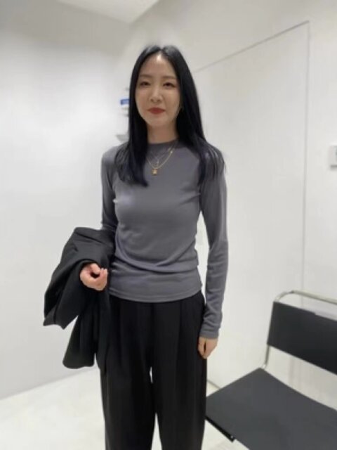 Solid Color Half-High Collar Base Shirt for Women, Autumn and Winter 2025 New Stylish Long-Sleeve T-Shirt for Layering with a Small Stand Collar Top