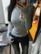 Spicy Girl Style Long-Sleeve T-Shirt for Women, Early Autumn 2025 New Model, Super Stylish, Slim-Fit, Flattering Inner Top