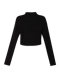 Hot Girl Short High-Waisted Long-Sleeve Base T-Shirt for Women, Autumn and Winter Pure Desire Style American-Style Slim-Fit Slimming Top