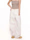 White High-Waisted Straight-Leg Scimitar Jeans 2025 Summer and Autumn Thin Breathable Cool Loose Wide-Leg Jeans