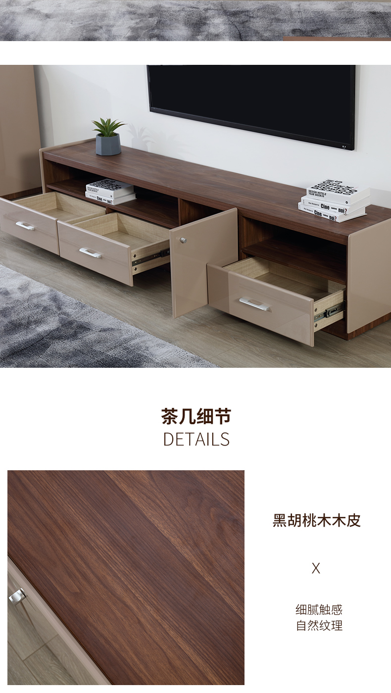 ARIS tình yêu bằng đồ nội thất Reese mùa thu ấm loạt các góc tối giản phòng khách đồ nội thất tủ bàn cà phê hiện đại một vài kết hợp - Bàn trà bàn sofa mặt kính