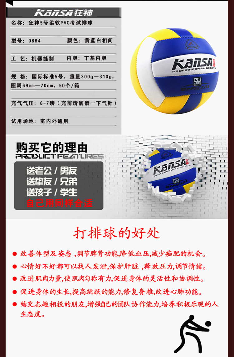 Ballon de volley-ball - Ref 2008363 Image 4