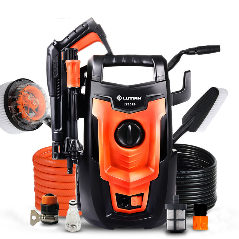 luutian high pressure washing machine home 220v car wash water pump fully automatic carwash theorizer portable water gun cleaner