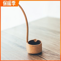 Hanging Wine Wine Machine home art retro wine spoon bamboo handmade water spoon wine terminal tea brewer tea spoon