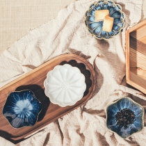 Chinese ceramic seasoning Dish Home creative Japanese bone dish dessert tea dish commercial dipping dish vinaigrette sauce dish