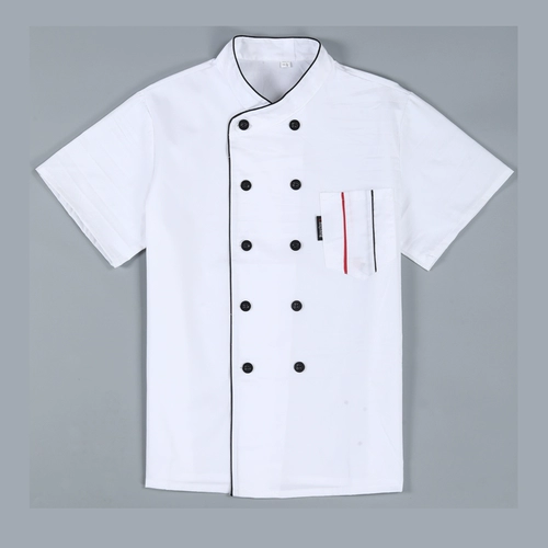 Черно -красный шеф -повар костюмы отель столовая ресторан