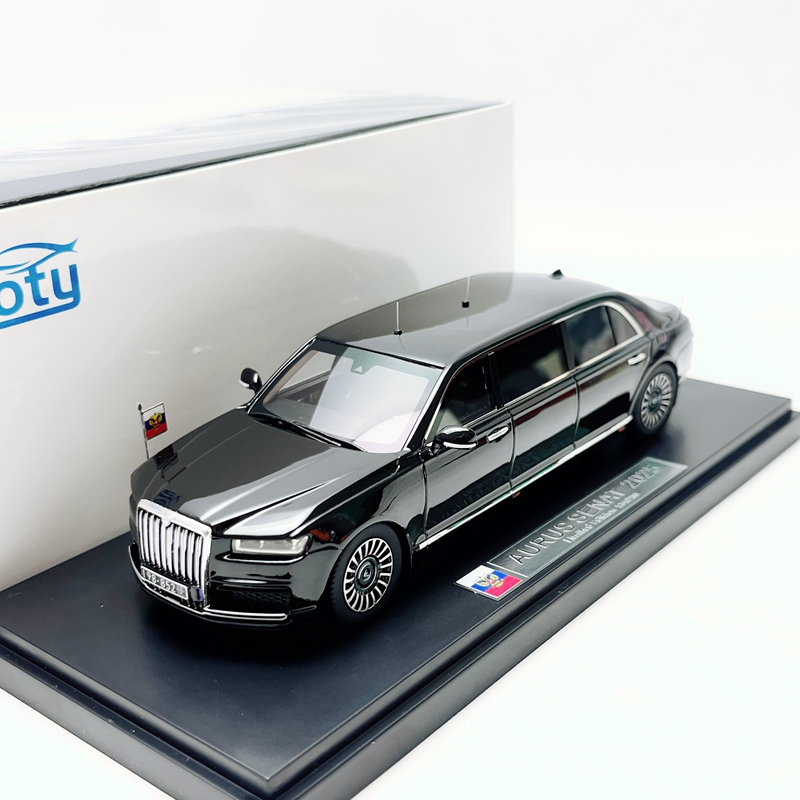 Astoy 1/43 Russia Aurus Senat 2025 Presidential Car Resin Model