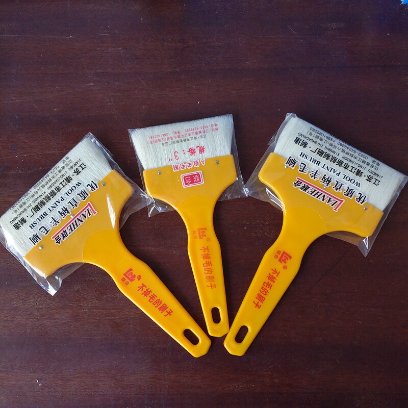 United boutique high-grade wool brush 12345678 inch all wooden handle wool brush does not shed hair brush