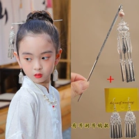 Комплект, фонарь, мегафон, китайская шпилька, серебро 1 пробы, 1 пары