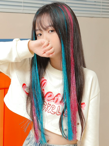 Парик, детское наращивание волос, аксессуар для волос для принцессы