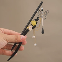 Китайская шпилька из нефрита из жемчуга, китайский стиль