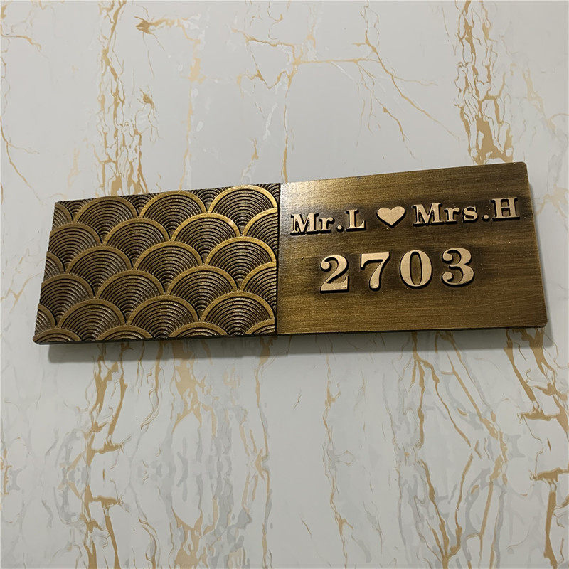 Дверь бренд сделанный на заказ количество бренд вилла сообщество отели пакет Отсек личность творческий высококачественный алюминиевых сплавов латунь декоративный список   