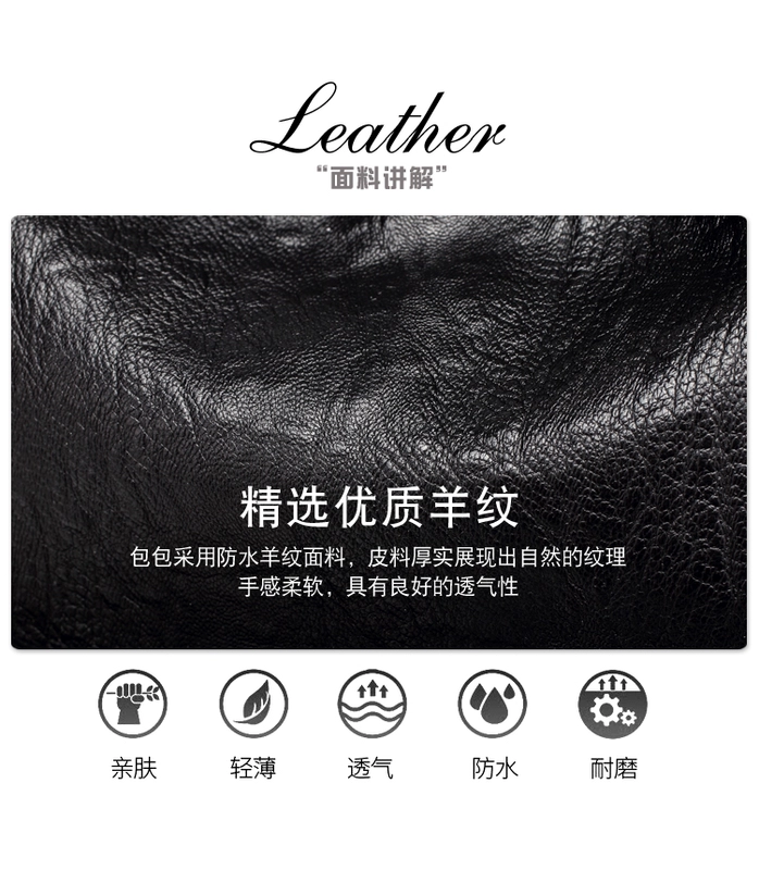 Hồng Kông mua 2018 mới thời trang da mềm với ba lô da bò phiên bản Hàn Quốc cùng đoạn với ba lô nam nữ