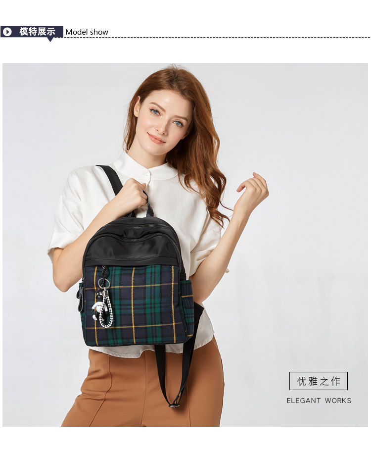 Hồng Kông mua sắm túi vải lưới oxford vai nữ phiên bản Hàn Quốc của thủy triều 2019 mới dung lượng lớn ba lô giản dị nhẹ - Ba lô balo laptop nam