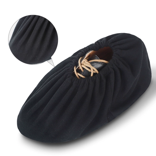 Бархатные нескользящие износостойкие бахилы, носки, можно стирать, увеличенная толщина