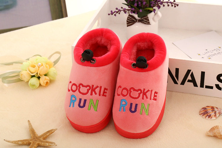 Pantoufles enfants en suède pour hiver - semelle caoutchouc - Ref 1008553 Image 10