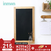 Inman nhà tối giản hiện đại gỗ rắn gỗ sồi viết bảng nội thất nhà bếp quán cà phê bảng đen treo bảng tin - Nội thất giảng dạy tại trường