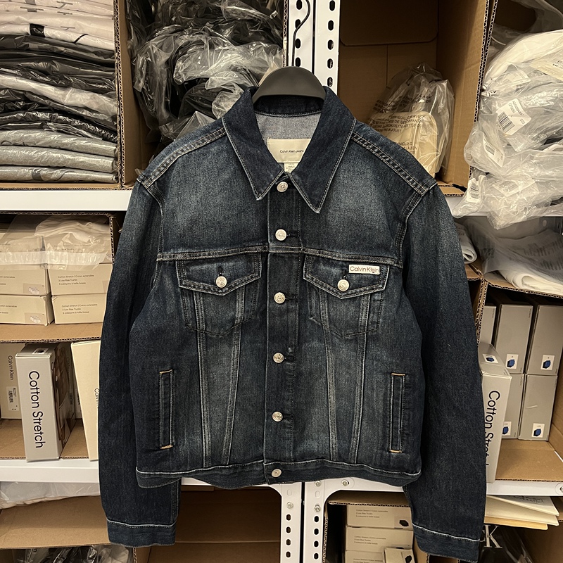 Ck Denim Jacket Men's Casual Denim Jacket Men's Denim Jacket