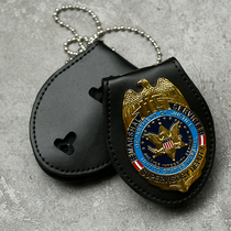 American Large Size Metal Badge Pure Copper Commemorative Badge Los Angeles Chest Chapter Military Memes Big Chest Leather Jacket