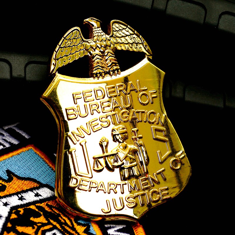 US Federal Badges Military Memes Metal Badges Badge Badge Commemorative Badge Outdoor Creative Gift Movie and TV props