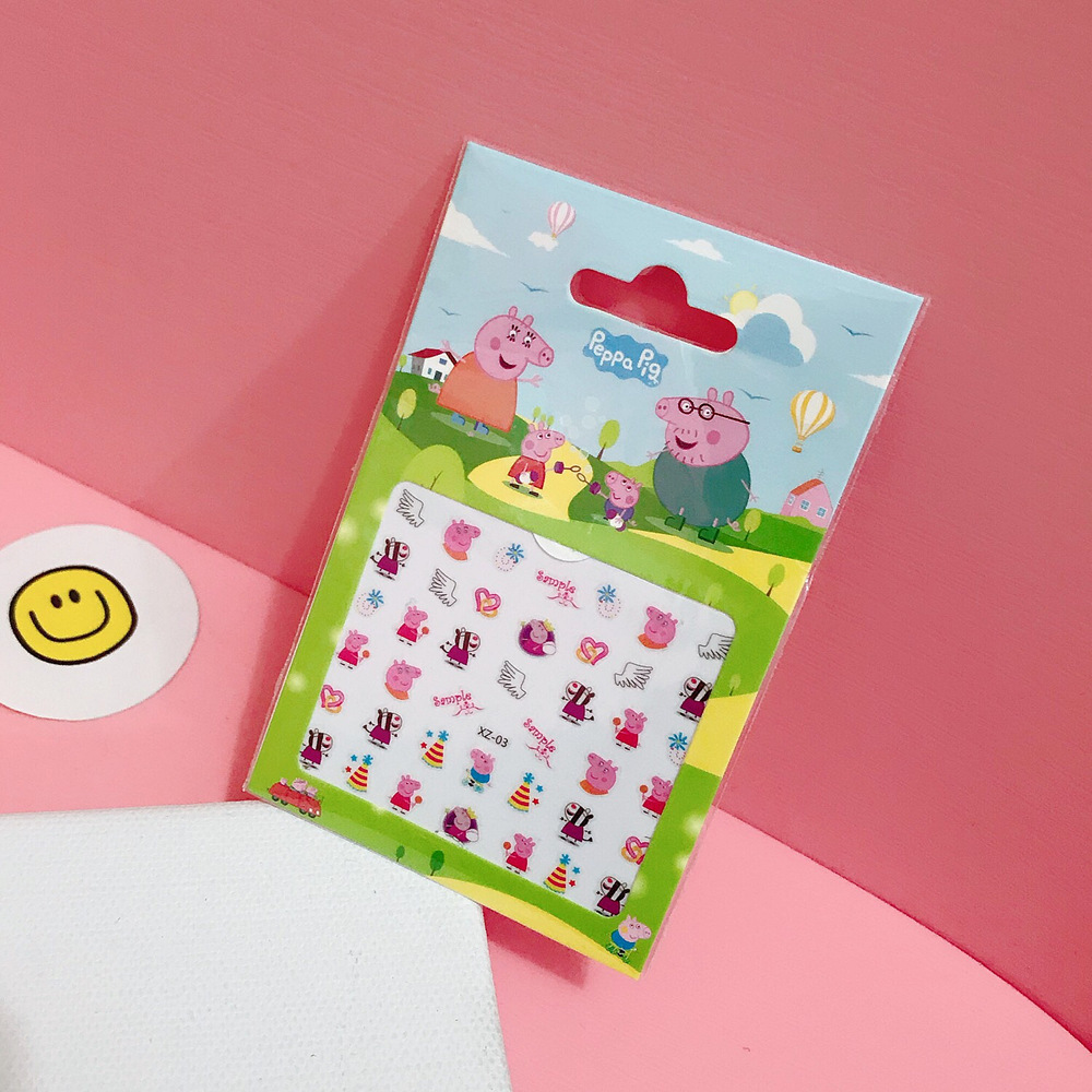 MUMU sản phẩm tốt phim hoạt hình Nhật Bản mềm chị xã hội người pig dễ thương cô gái tim nail sticker phim hoạt hình xung quanh hình sticker