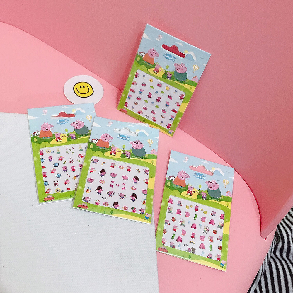 MUMU sản phẩm tốt phim hoạt hình Nhật Bản mềm chị xã hội người pig dễ thương cô gái tim nail sticker phim hoạt hình xung quanh hình sticker